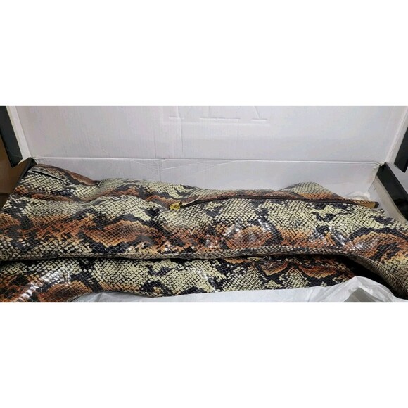 NEW YORK AND COMPANY Women's Snakeskin Zipper Side ELEKTRA Tall Boots Size 8 - Picture 11 of 12